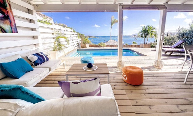 Cul de Sac Villa | Little Paradise 1, 3 bedrooms, private pool, stunning view of Cul de Sac Bay