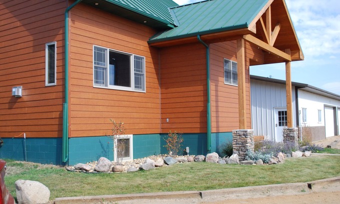 Webster Cabin | LODGE in Webster HYWY 12 & 25 Located on site with Pereboom Cafe