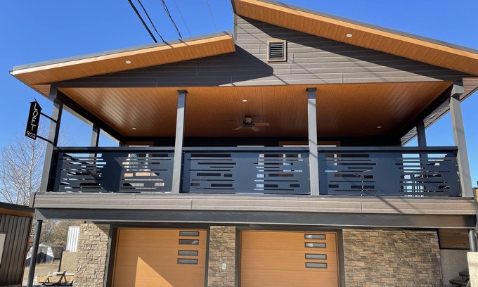 Estevan Apartment | Loft 902 with Sunsets from the 14x32 covered deck almost every morning!
