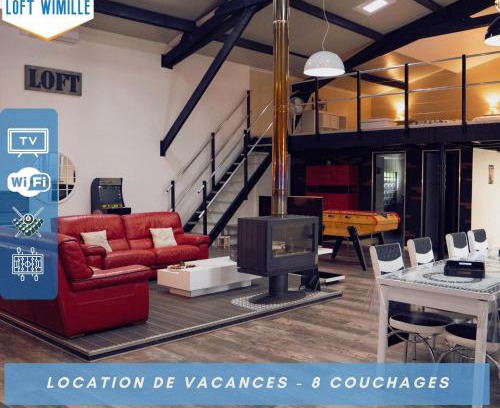 Wimille House | Loft Wimille, Proche de Nausicaa et des Plages, 8 couchages