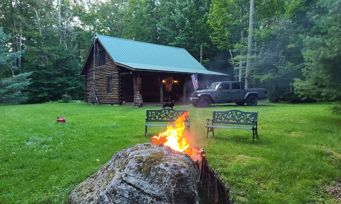 Claryville Cabin | Log cabin in the woods of Claryville, NY.
