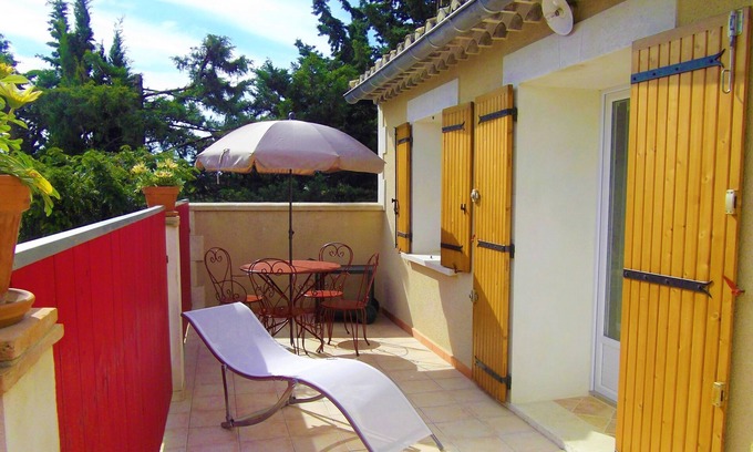 Vedene Apartment | Lovely Appart-Villa 2 pers At Doors of Avignon in Provence