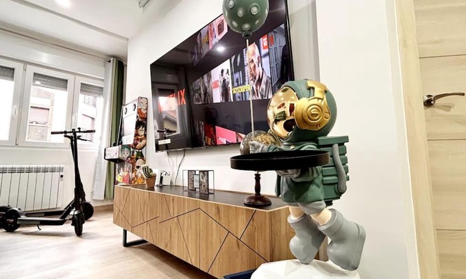 El Cristo y Buenavista Apartment | LUJO 10 pax Proyector, Maquina Arcade y Patinetes