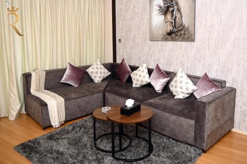 Al Raha Beach Apartment | Luna Breeze - Elegant 2BR Apartment with Beach Access, Near Al Raha Beach