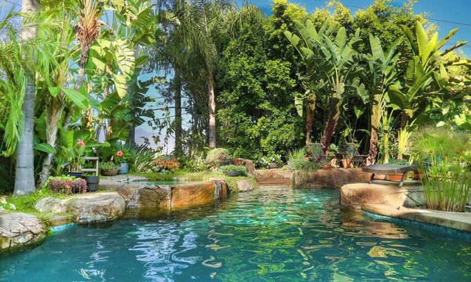 South Arroyo House | Lush Garden Hideaway & Pool – A Rare Pasadena Gem 5 min from the Rose Bowl