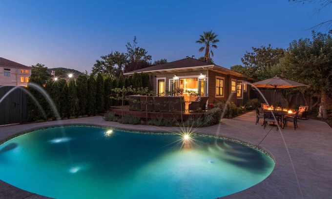 Sonoma House | Lux on First is a rare in-town oasis.