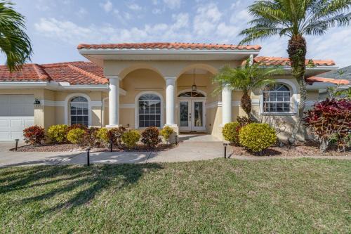 Gulf Cove House | Luxe Waterfront Oasis with Dock, Heated Pool and Spa!
