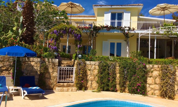 Kas Villa | Luxury and comfort, peace and quiet. Pool, stunning seaview, garden and privacy.
