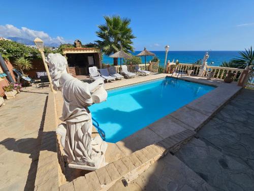 El Faro Villa | Luxury Andalusian Villa with Panoramic Mediterranean Sea Views & Private Pool & Multi-Level Gardens
