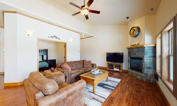 Dover Bay Condo | Luxury condo with private deck, pond views, fast WiFi, boat launch & more