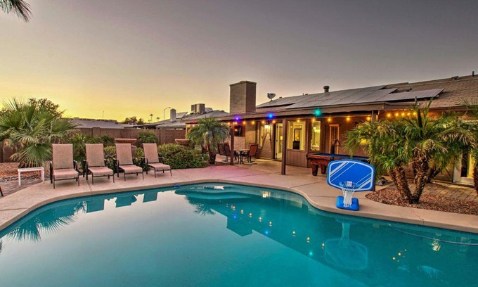 Paradise Valley Village House | Luxury Desert Oasis with Putting Green and Hot Tub!