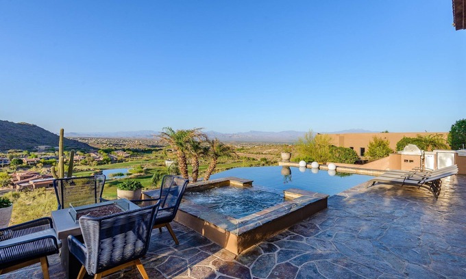 Fountain Hills House | Luxury Fountain Hills, VIEWS, infinity Edge Pool, Hot Tub, Sleeps 14