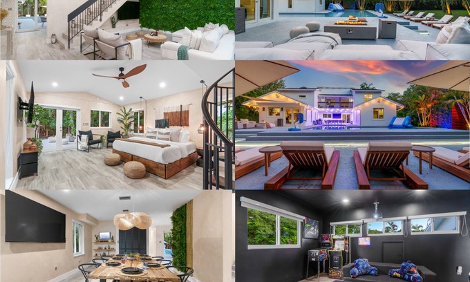 River Oaks Villa | Luxury Heated Huge Pool Gameroom Designer Villa