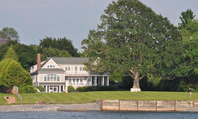 Charlotte House | Luxury home on Lake Champlain, with pool, hot tub, kayaks, and much more