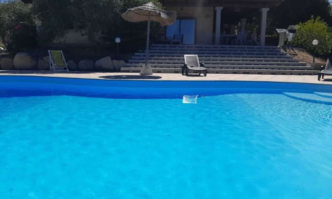 Tergu Villa | Luxury house with private pool and tennis court. Sea view