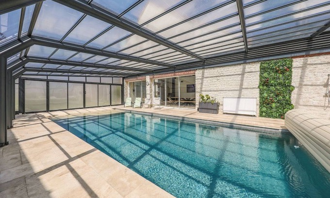 Leglantiers House | Luxury loft with heated indoor pool, Jacuzzi and sauna