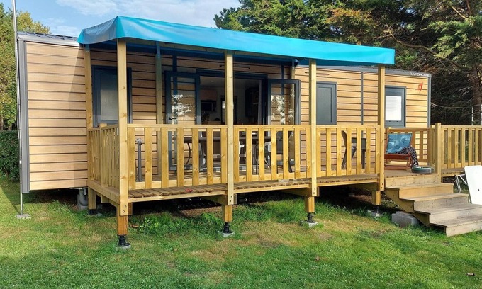 Etaples Ski Chalet | Luxury mobile home with terrace