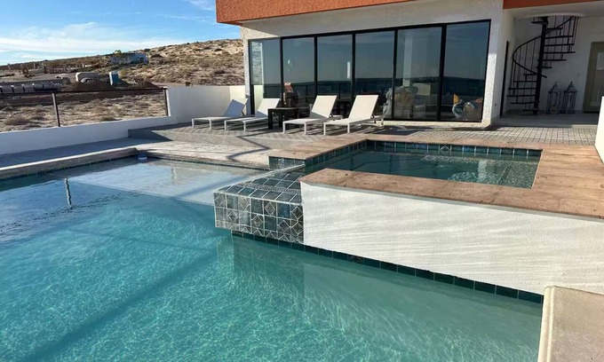 San Felipe House | Luxury Villa w/Ocean views, Private Pool & Hot Tub. Steps from the beach!