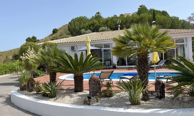 Vinuela House | Luxury villa with great views - private pool - large winter garden
