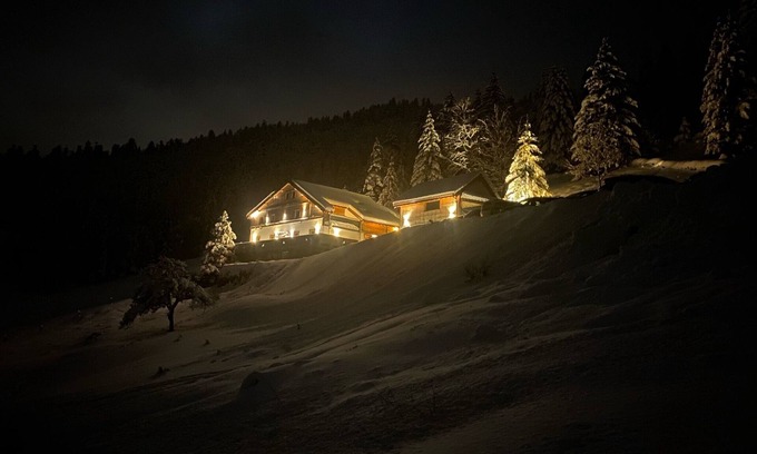 La Bresse Apartment | Magnificent 4* gite for 15 people in the mountains. Extraordinary view.