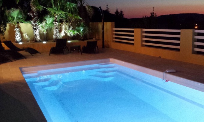 Langlade Villa | Magnificent Villa with dominant view and heated swimming pool