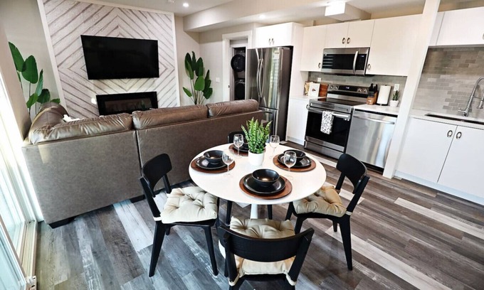 Southeast Calgary Condo | Mahogany Lakefront 2BR Walkout | Trails & Privacy