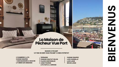 Fecamp House | MAISON DE PECHEUR Vue Port - Commerces aux pieds - 1 à 5 Pers