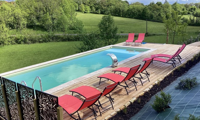 Gignac House | Maison en Pierres, Gîte les Combelles, spa