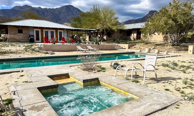 Borrego Springs House | Majestic House with Unique Architecture, Forever Views, Pool, Spa, and Game Room