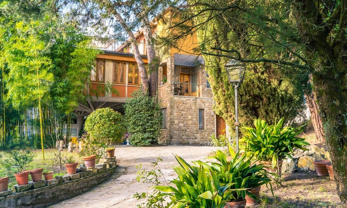 Fiesole Villa | Majestic Villa in Hills of Florence with Gardens Gym Jacuzzi and Sauna