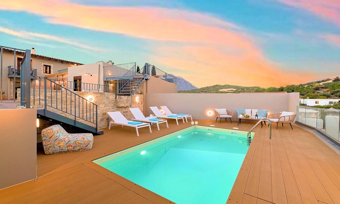 Vlachiana Villa | Makres Villa Heated Pool