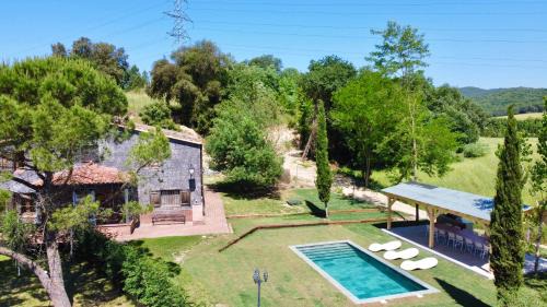 Hostalric Villa | MAS PUIG PIQUÉ - piscina privada, porche, BBQ, y WIFI - 15 PERSONAS
