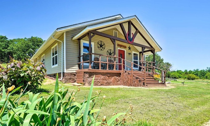 McAlester House | McAlester Cottage with 30 Private Acres and Ponds!