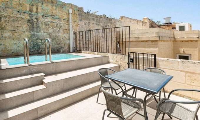 Mdina Old City House | MDN003 - Camillo Pozzi - CP HOC · Historical Mdina Gem | Lux HOME with Rooftop Pool