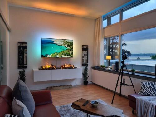 Gluecksburg Apartment | Meerblick-am Strand, im Kurpark!