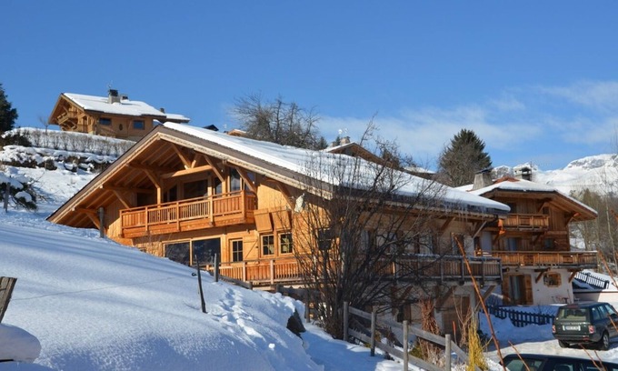 Combloux Ski Chalet | MEGEVE Chalet 15 pers sauna - 5 mn walk to village Combloux