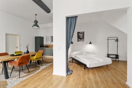 Oestliche Vorstadt Apartment | MEL&BENS Loft-Appartements Terrasse Weserstadion