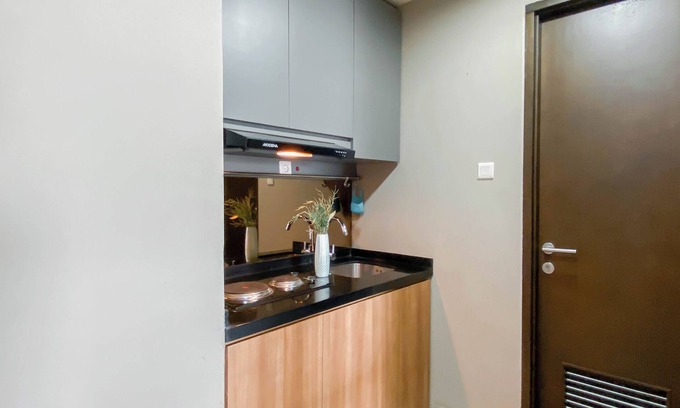 Cikarang Apartment | Minimalist 1Br Apartment At Mustika Golf Residence