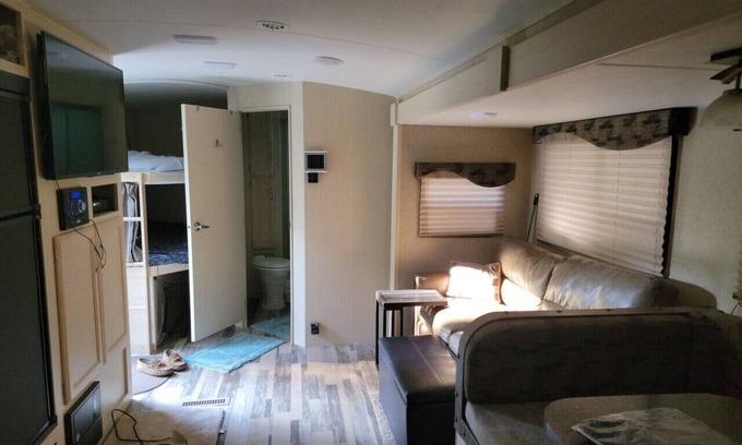 Hubert House | Minnie Winnie in the woods.