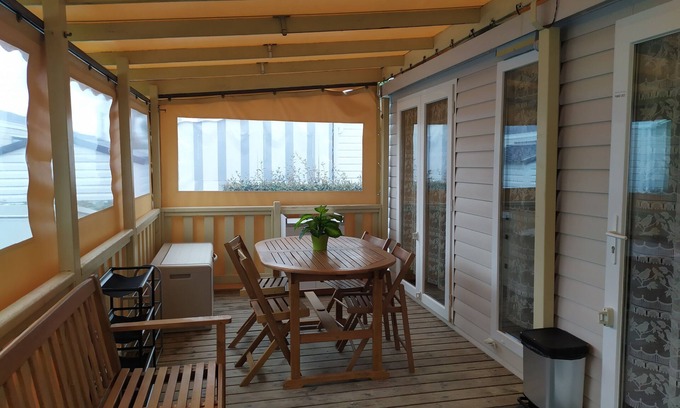 Le Fenouiller House | Mobil-home Dans Camping Calme Avec Piscine, 2,8 km de la Plage