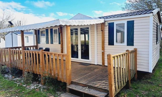 Lit-et-Mixe House | Mobile home in the heart of a 5-star campsite