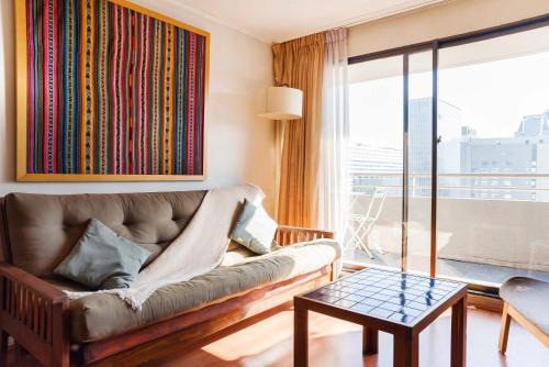 Santiago Apartment | Modern 1BR with view of the Costanera Center