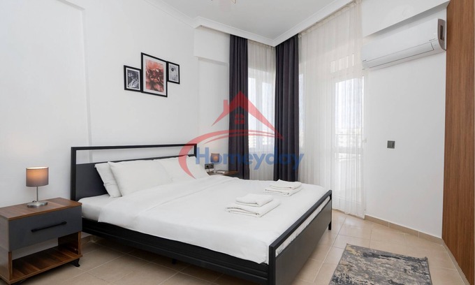 Lara Apartment | Modern 2BR Apt near Beach | Secure & Stylish | Lara Antalya