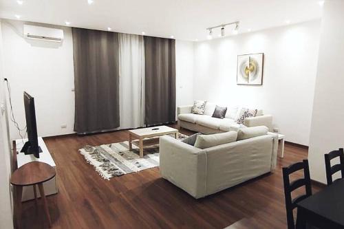 Sheikh Zayed City Apartment | modern 3 bedroom apartment with garden view sodic west courtyard