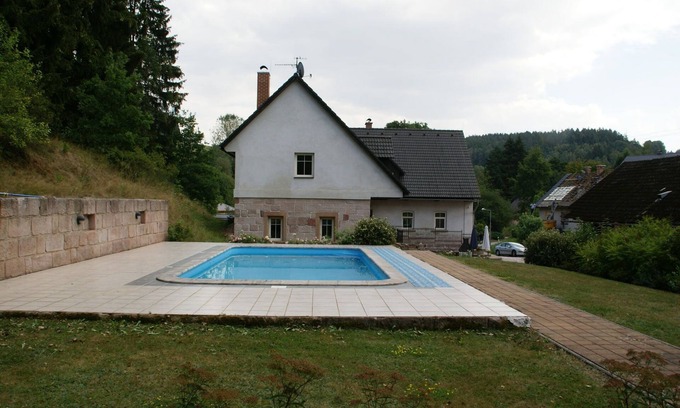 Stupna Apartment | Modern Apartment in Vidochov with Swimming Pool