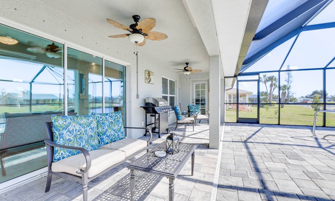 Oakland Hills Cottage | Modern Canalfront Home in Rotonda West w/Lanai!