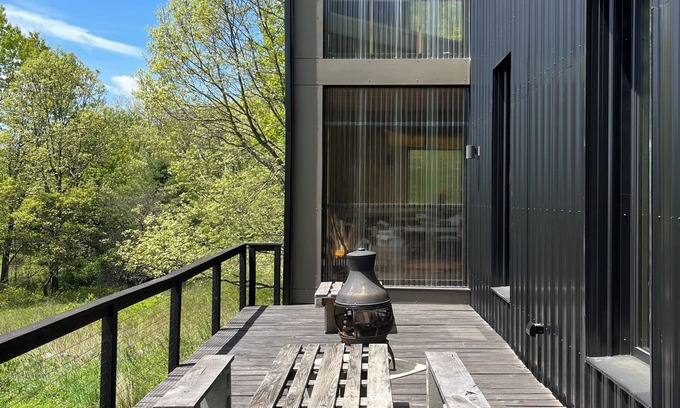 Cragsmoor House | Modern Mountain House in small walkable hamlet with a view surrounded by nature.