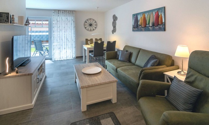 Westeraccumersiel Apartment | Modern new-build apartment Fensalir in a quiet, central location