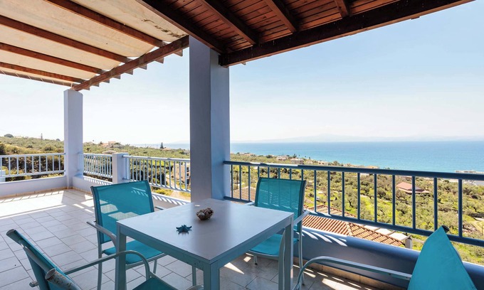 Diasella Apartment | Modern Seaview Nest with Pool & Panoramic Views