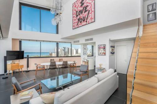 Tel Aviv Apartment | Moderne 3BR - Vue mer